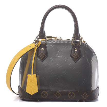 Louis Vuitton Vernis Epi Monogram Alma BB Bitume Metallise 1 of 9