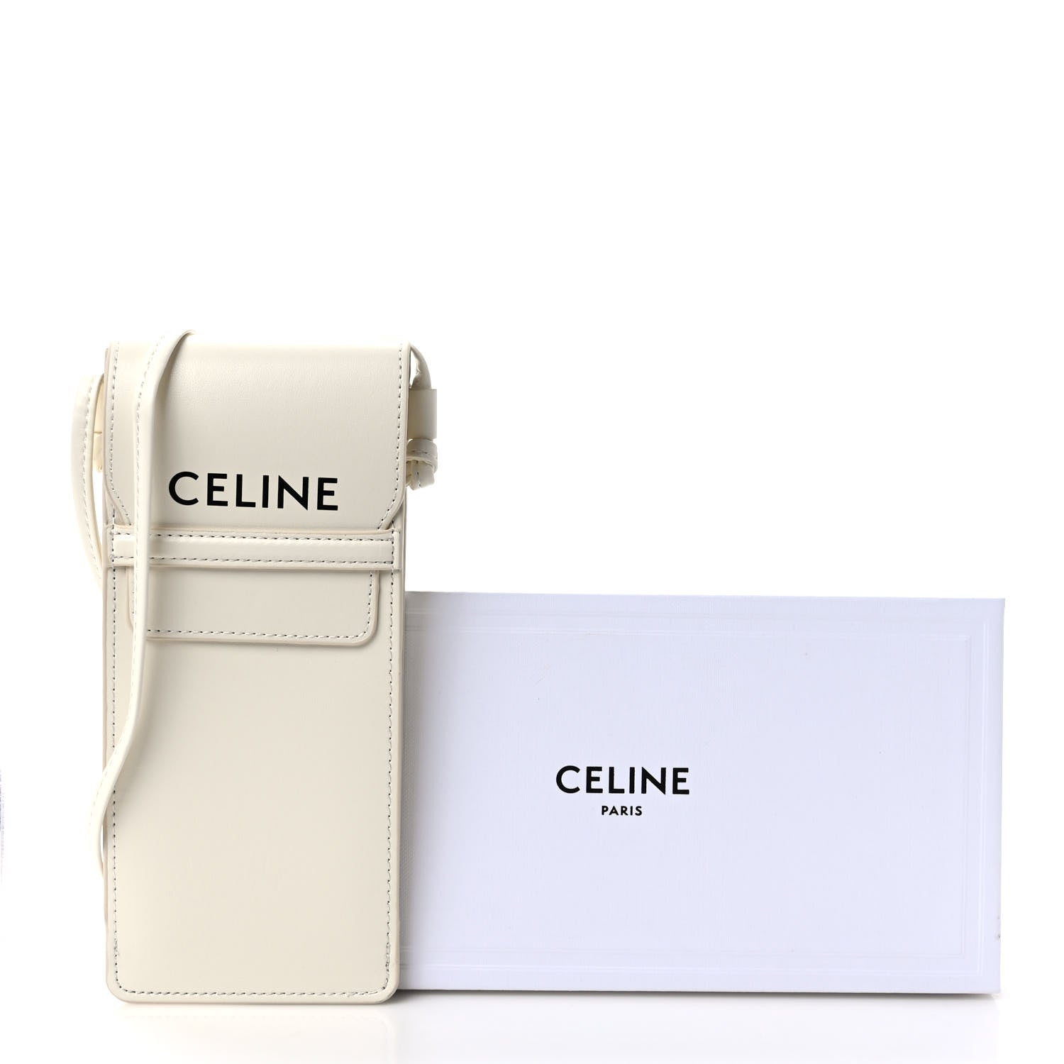 Celine Smooth Calfskin Sunglasses Pouch White 9 of 9