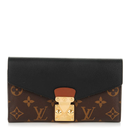 Louis Vuitton Monogram Pallas Wallet Black 1 of 7