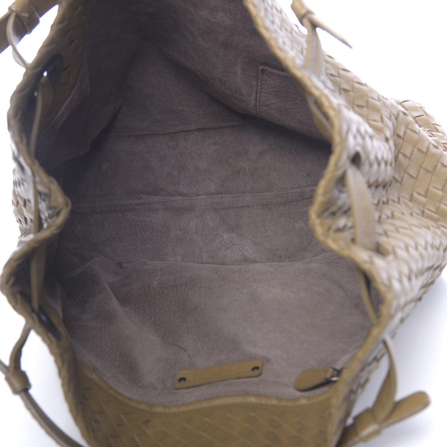 Nappa Intrecciato Medium Garda Bag Bronze