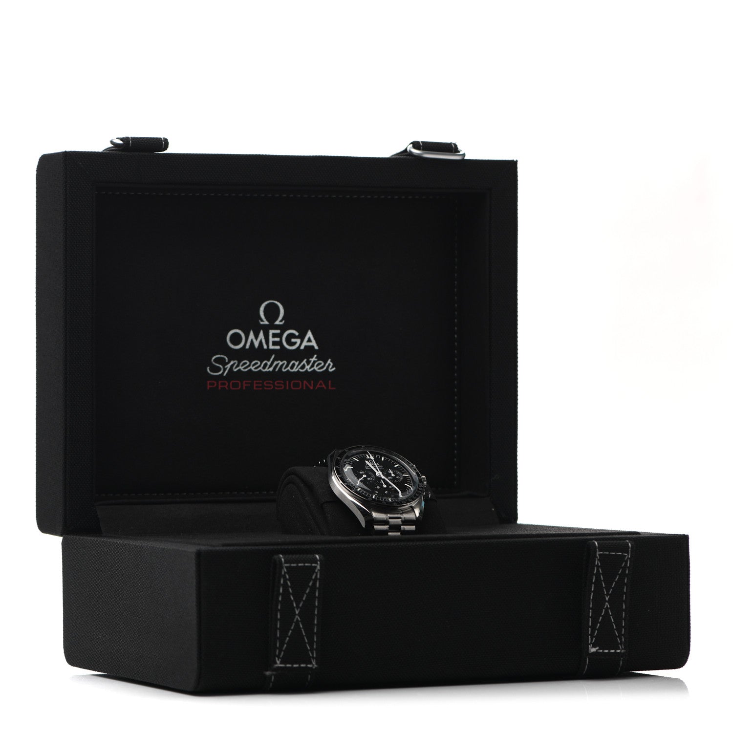 Omega Stainless Steel 42mm Speedmaster Moonwatch Professional Chronograph Manual Winding Watch Black 310.30.42.50.01.001 5 of 5