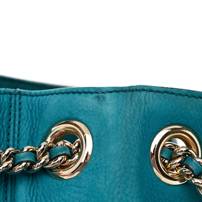 Gucci Vitello Range Medium Soho Chain Shoulder Bag Deep Cobalt 15 of 21