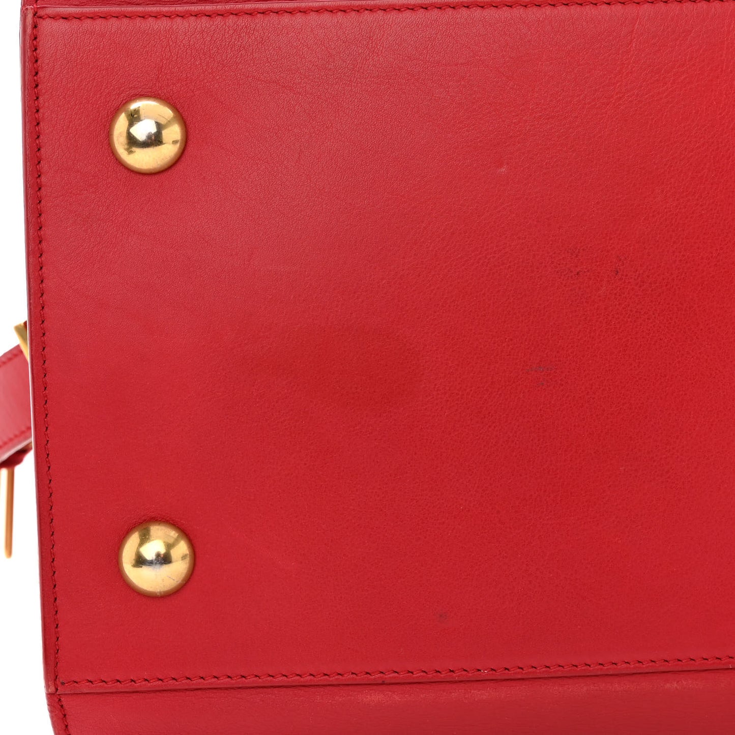 Calfskin Medium Classic Y Cabas Red
