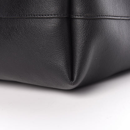 Saint Laurent Calfskin Large Shopping Tote Black 13 of 17