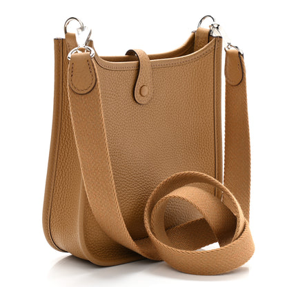 Hermes Taurillon Clemence Evelyne TPM Biscuit 3 of 10