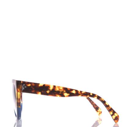Celine Acetate Aviator Sunglasses CL 41026/S Havana Blue 2 of 6
