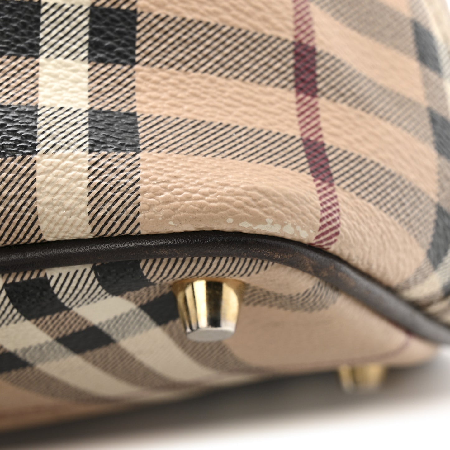 Haymarket Check Medium Regent Tote Chocolate