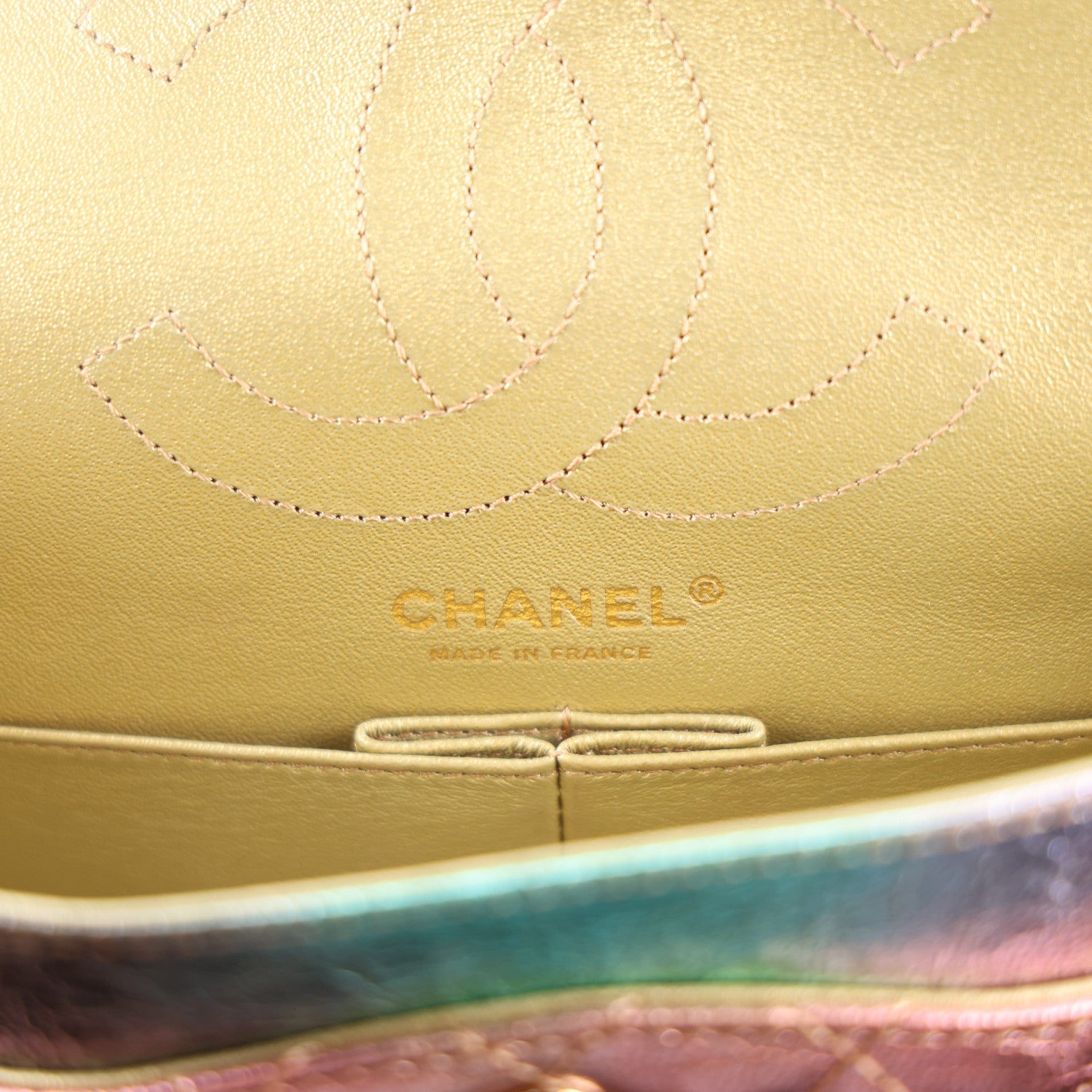 Chanel Metallic Goatskin Quilted 2.55 Reissue 225 Flap Multicolor 6 of 10