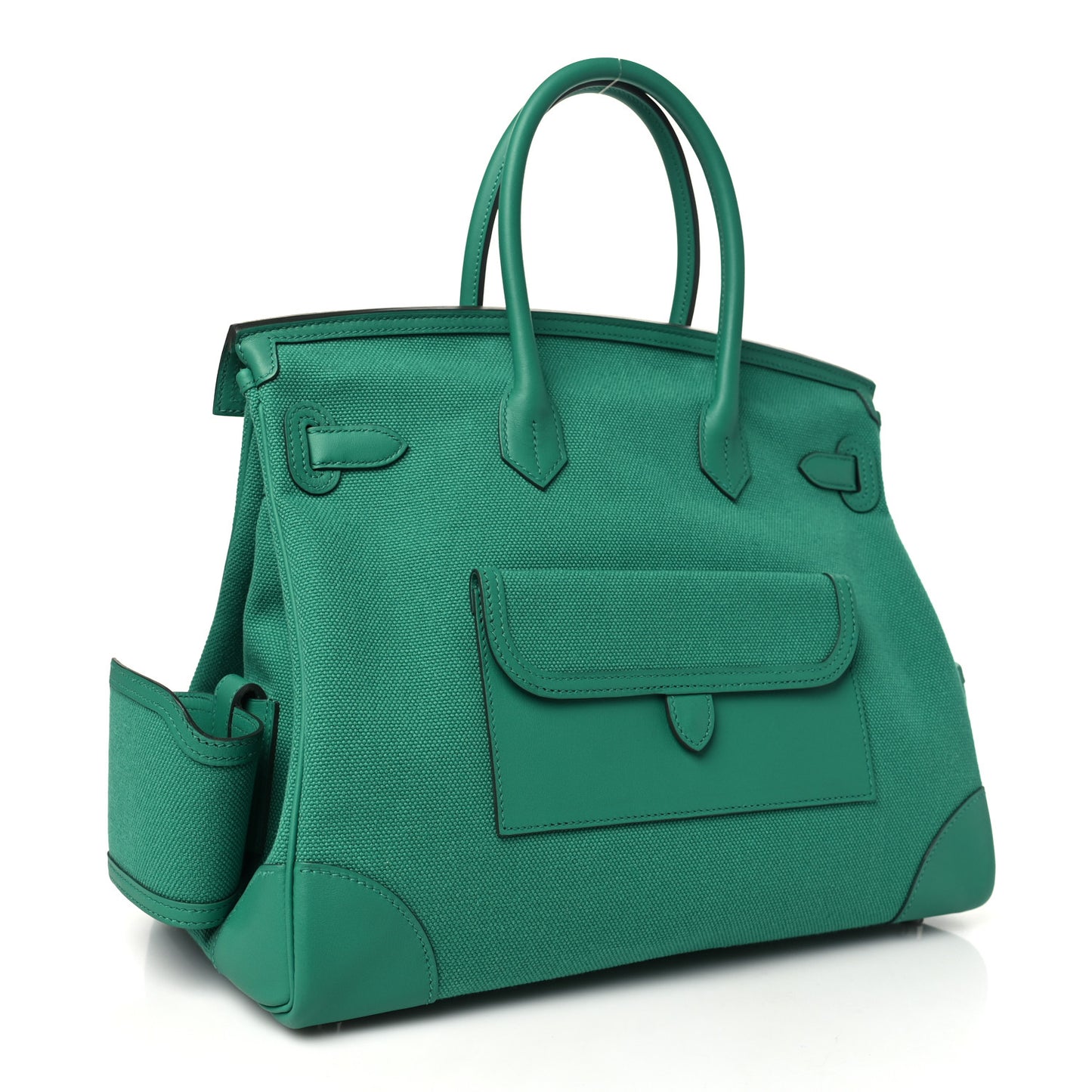 Toile Goeland Swift Cargo Birkin 35 Vert Vertigo