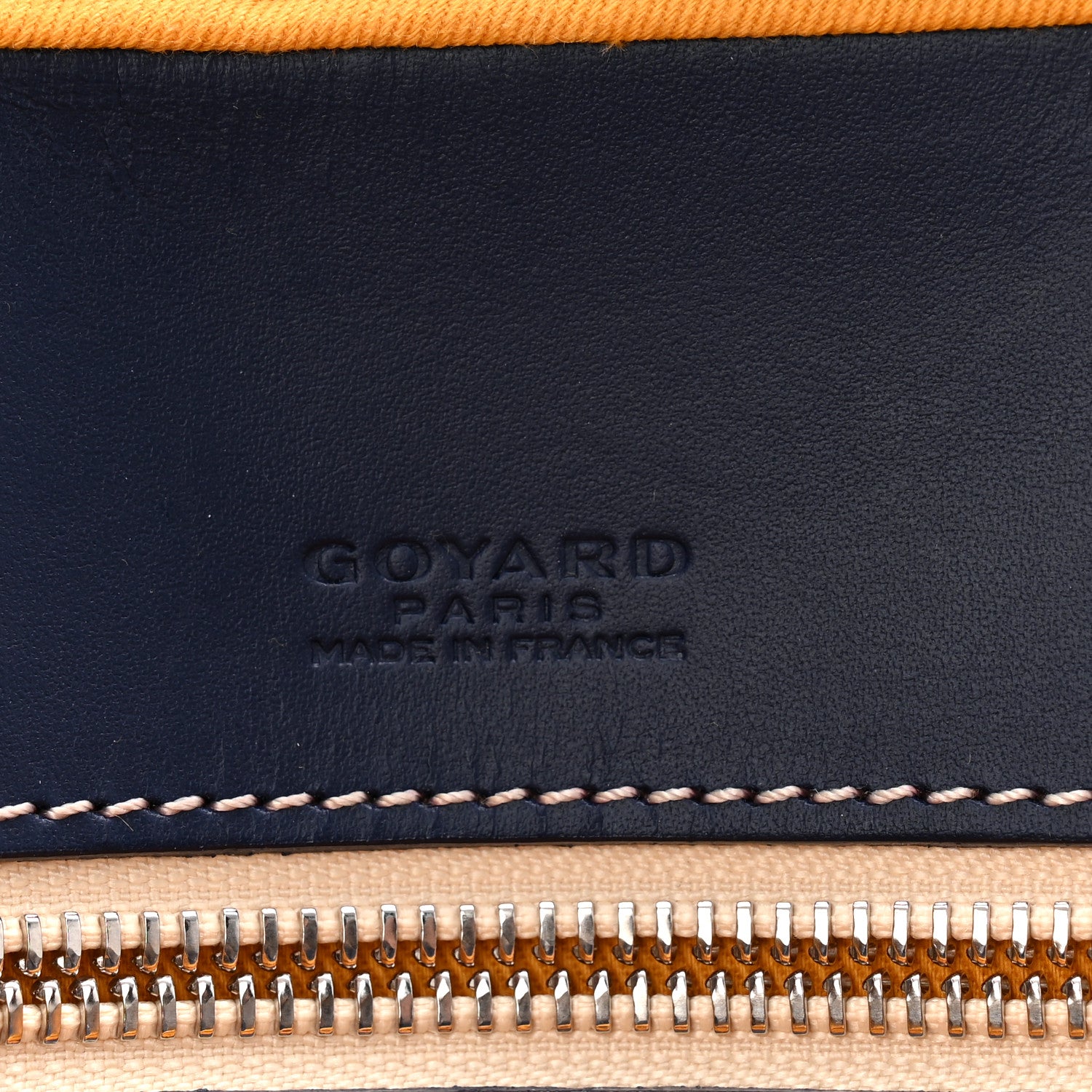 Goyard Goyardine Ambassade MM Briefcase Navy 11 of 17