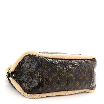 Louis Vuitton Patent Monogram Shearling Sac Thunder 4 of 10