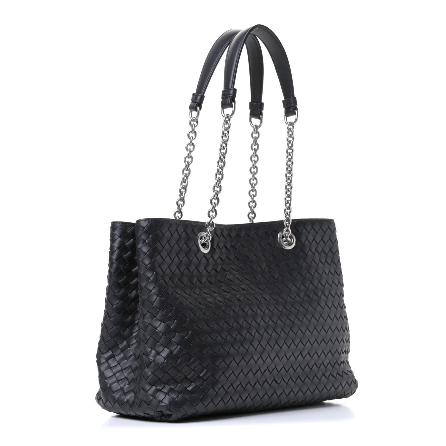 Bottega Veneta Nappa Intrecciato Medium Tote Black 2 of 4