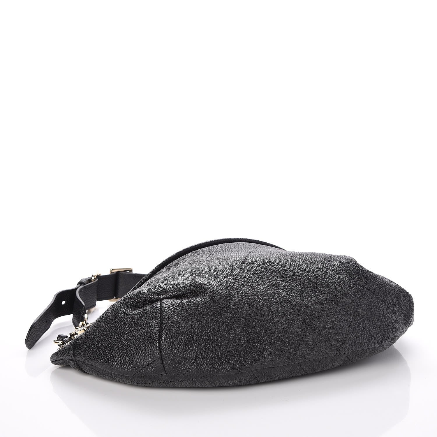 Chanel Caviar Quilted Zip and Carry Waist Bag Fanny Pack Black 4 of 8