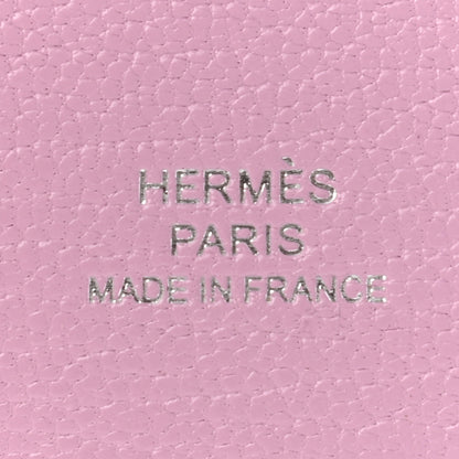 Hermes Chevre Mysore In-The-Loop Compact Wallet Mauve Sylvestre Rouge De Coeur 7 of 8