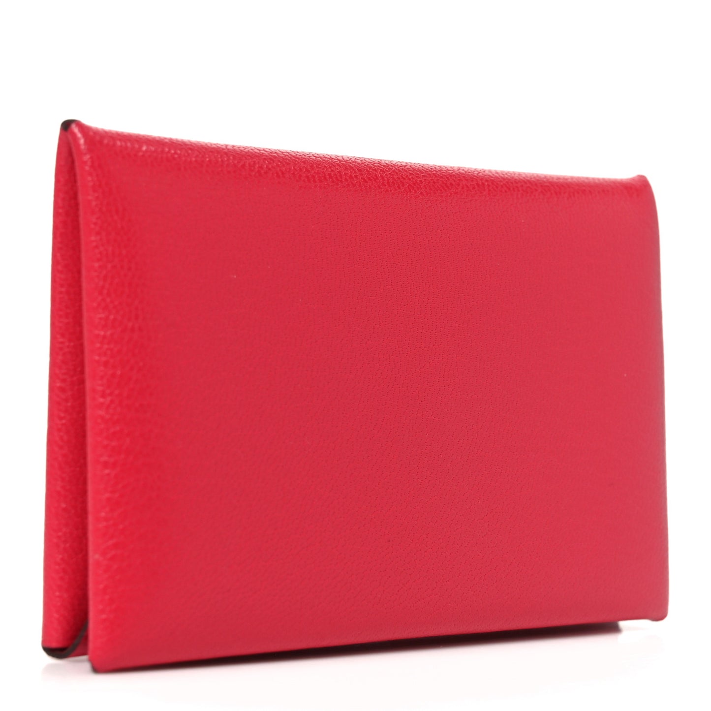 Chevre Mysore Calvi Card Case Rose Extreme