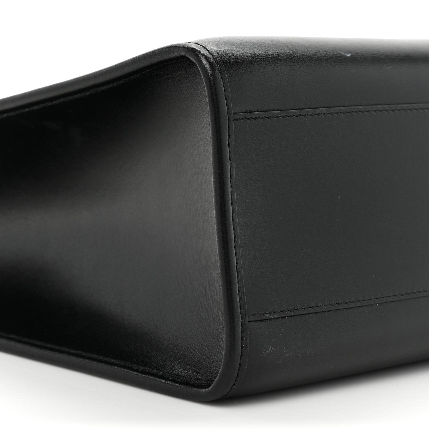 Saint Laurent Smooth Calfskin Maillon Cabas Tote Black 10 of 15