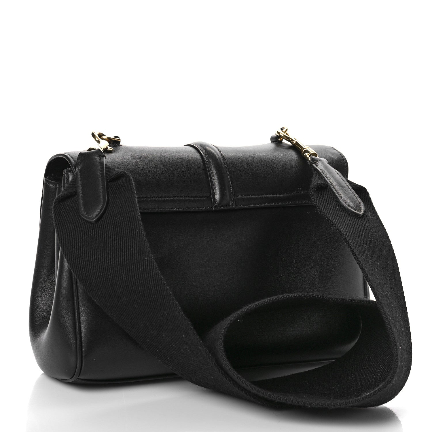 Celine Grained Calfskin Teen Soft 16 Shoulder Bag Black 3 of 10