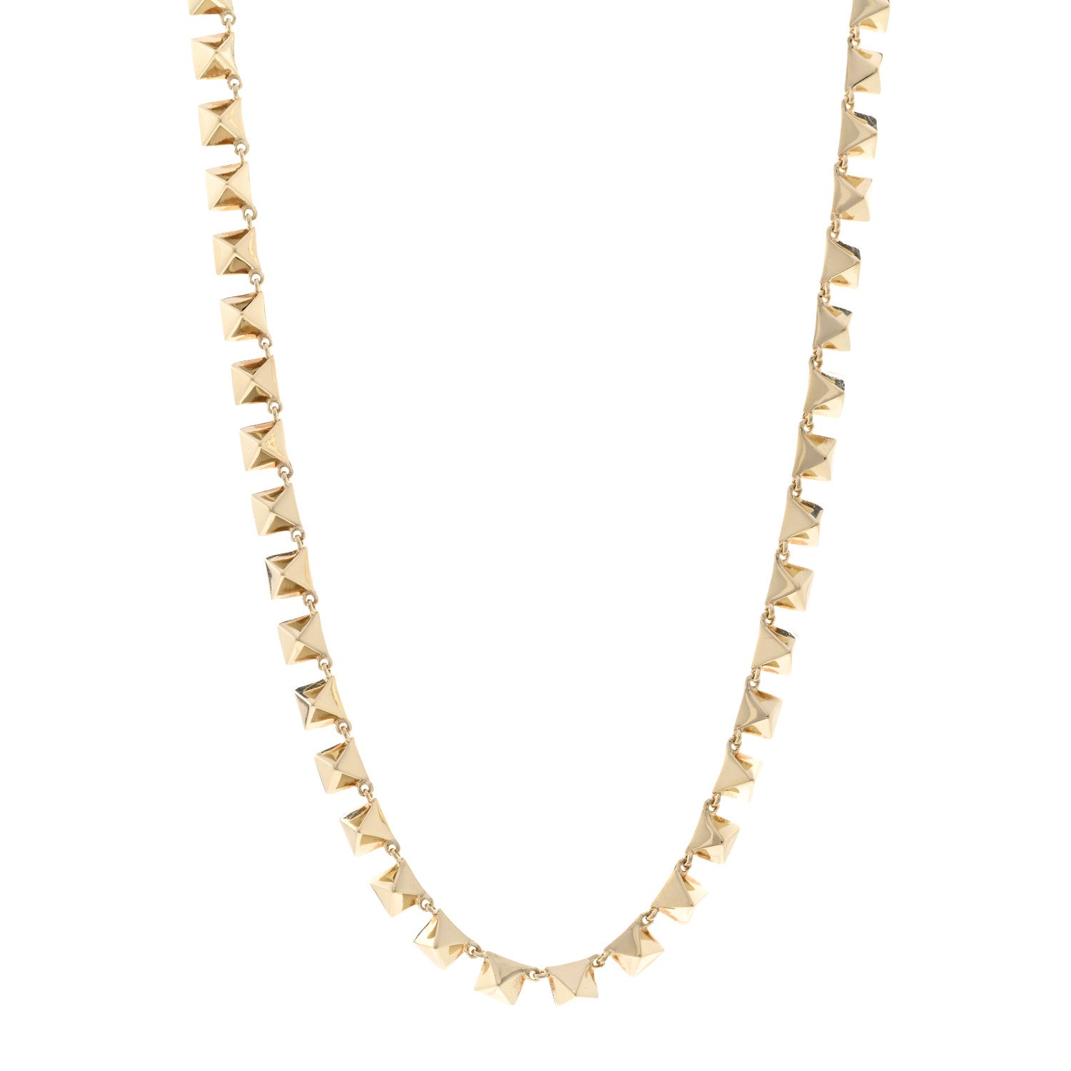 Anita Ko 14K Yellow Gold Eternity Spike Necklace 1 of 5