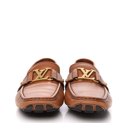 Louis Vuitton Calfskin Monte Carlo Moccasin Loafers 8 Cognac 2 of 10