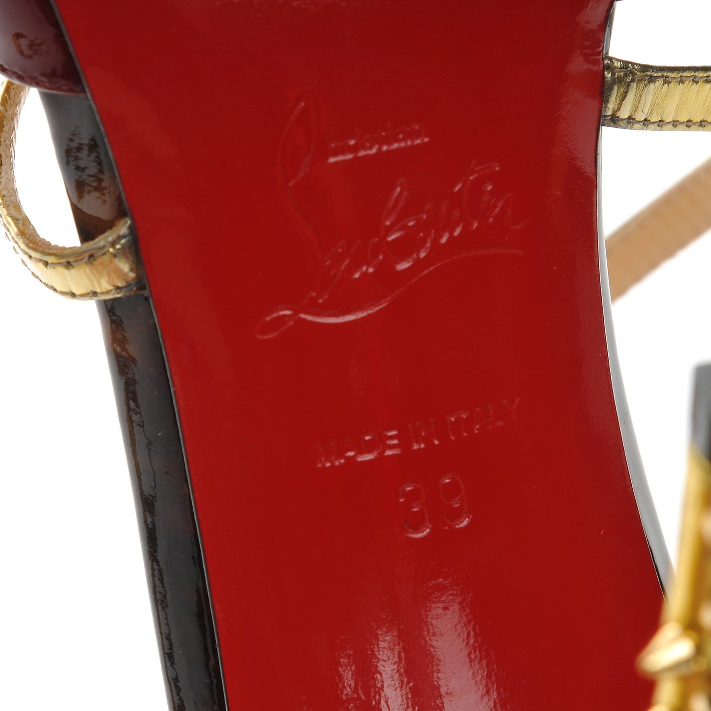 Patent Goldocross Spike 100 Pumps 39 Carmin