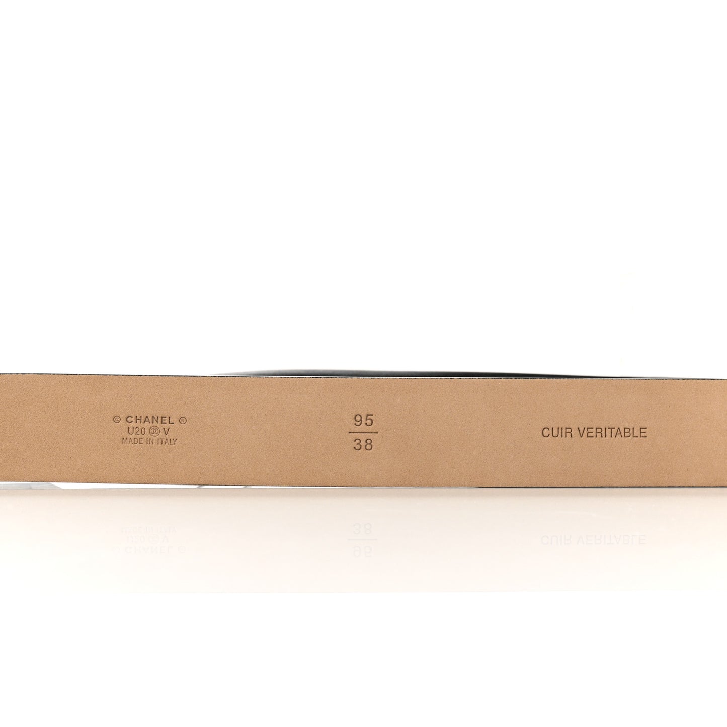 Calfskin Belt 95 38 Black
