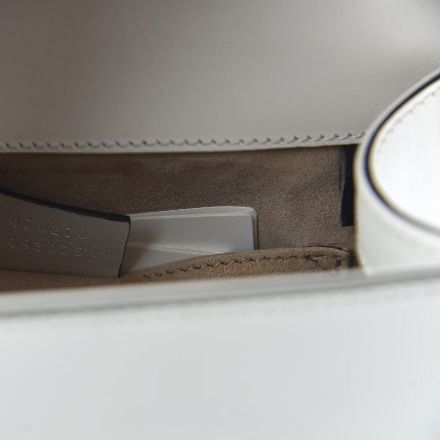 Calfskin Animal Studs Mini Sylvie Top Handle Bag White