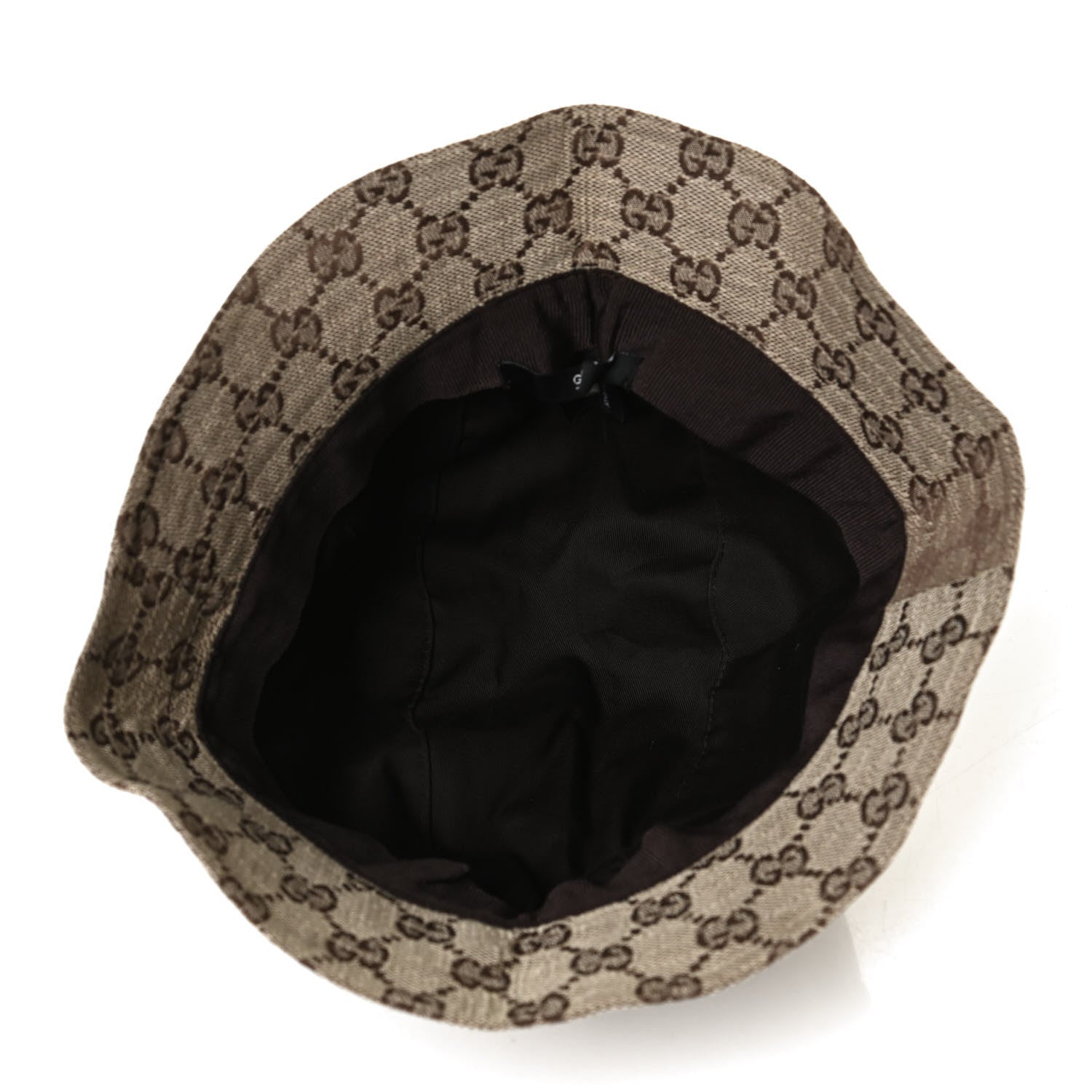 Gucci Monogram Web Bucket Hat L Brown 6 of 7