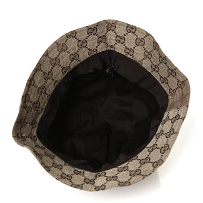 Gucci Monogram Web Bucket Hat L Brown 6 of 7