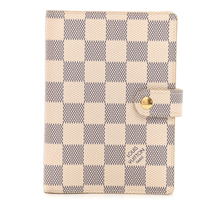 Louis Vuitton Damier Azur Small Ring Agenda Cover 1 of 7