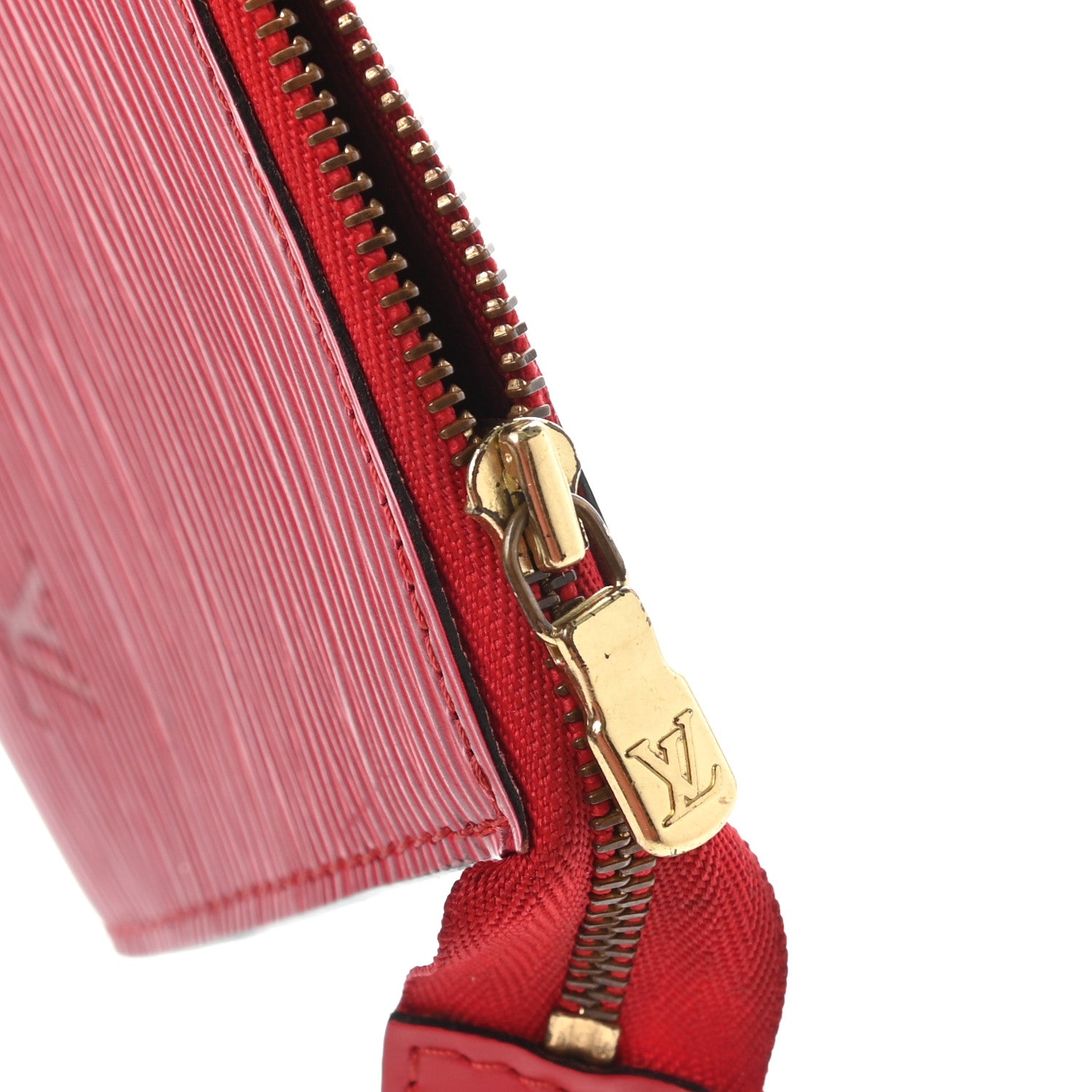 Louis Vuitton Epi Pochette Accessories 24 Castillan Red 11 of 11