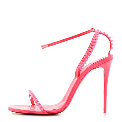 Christian Louboutin Kid Laminato So Me 100 Sandals 40.5 Pink 1 of 7