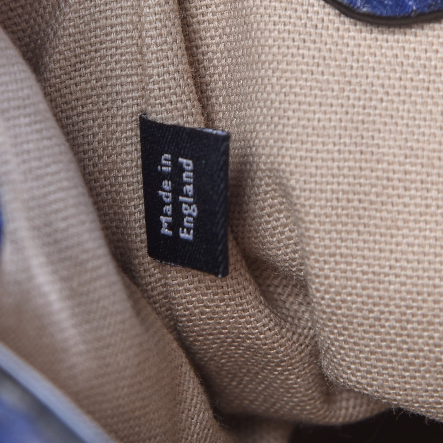 Shrunken Calfskin Alexa Indigo