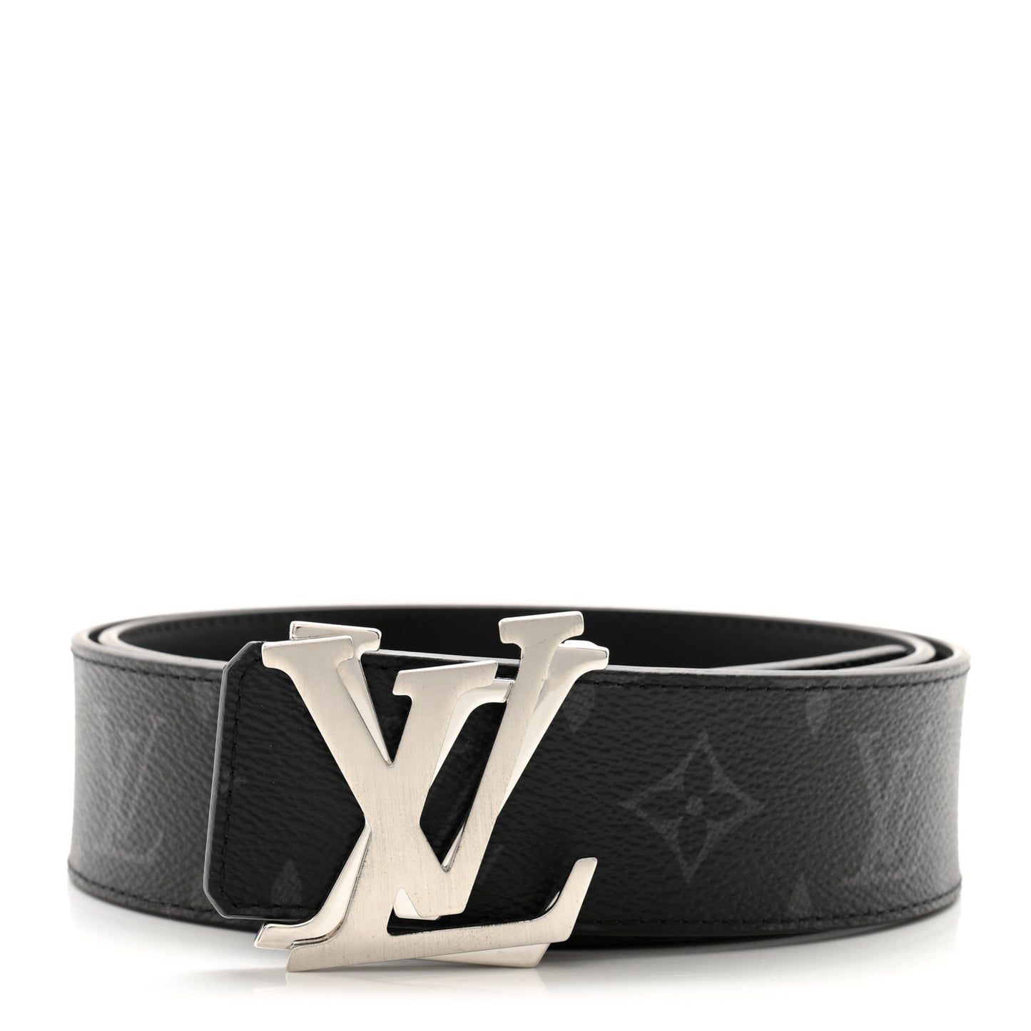 Calfskin Monogram Eclipse 40mm Shake LV Initiales Reversible Belt 85 34