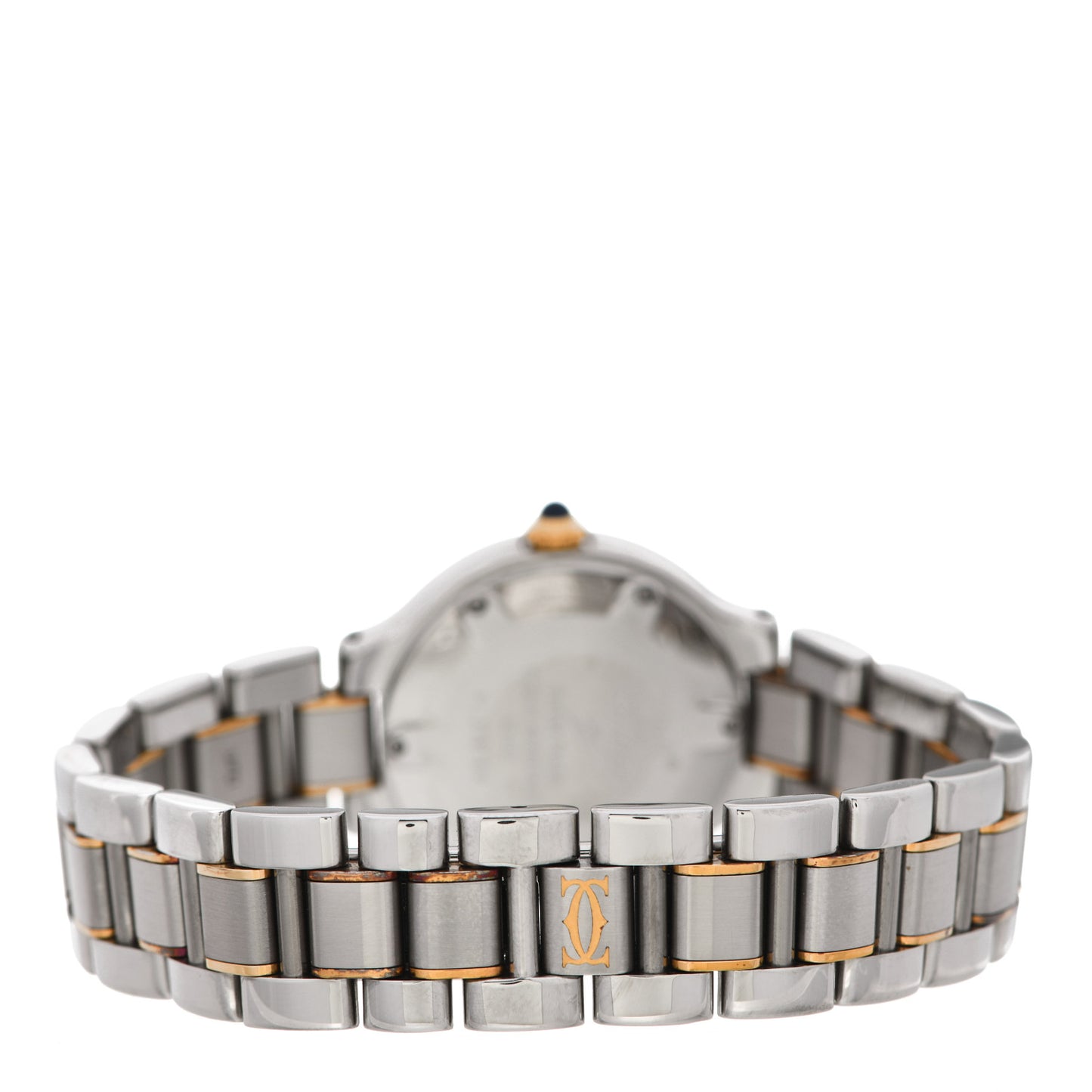 Stainless Steel 18K Yellow Gold 28mm Must De 21 Quartz Watch