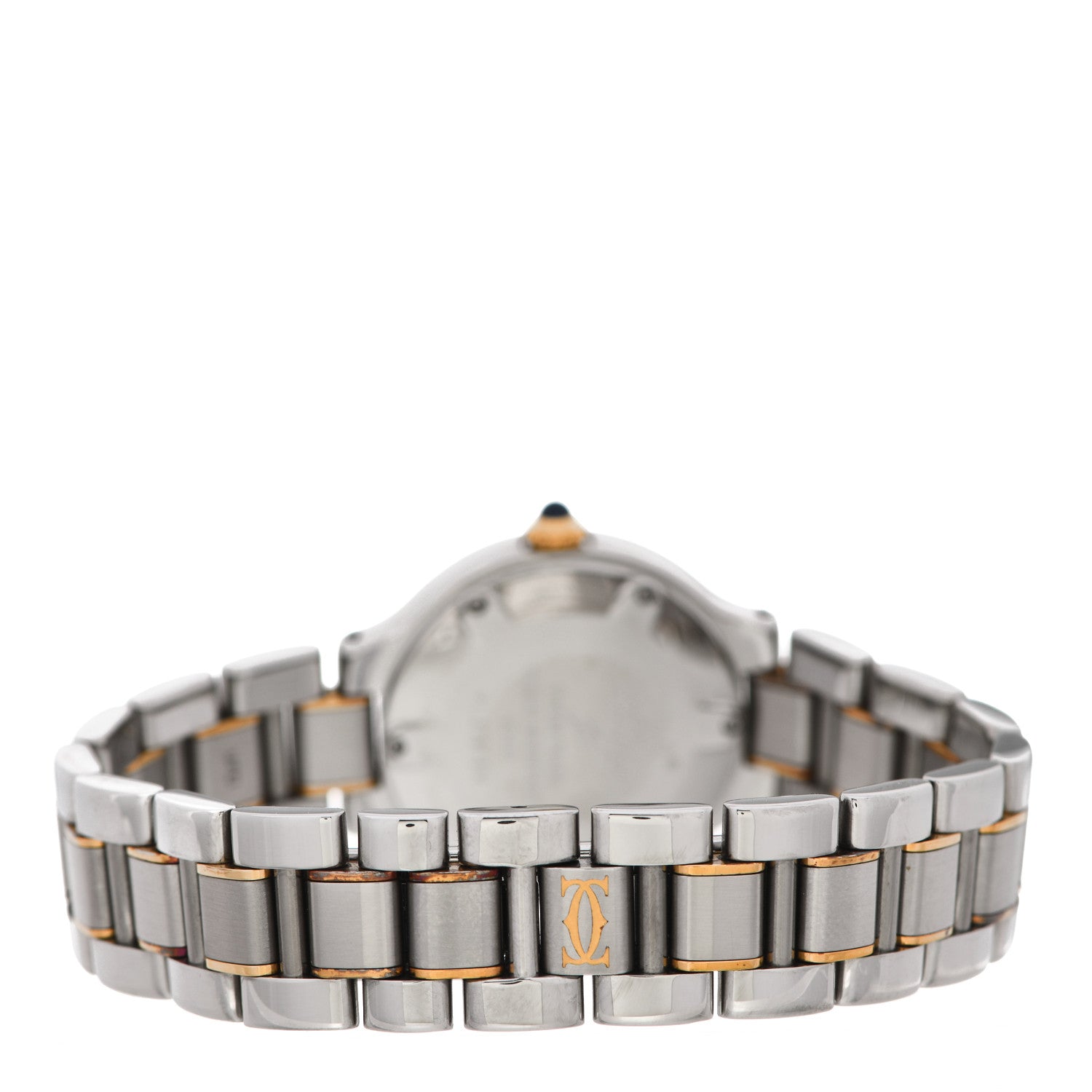 Cartier Stainless Steel 18K Yellow Gold 28mm Must De 21 Quartz Watch 3 of 5
