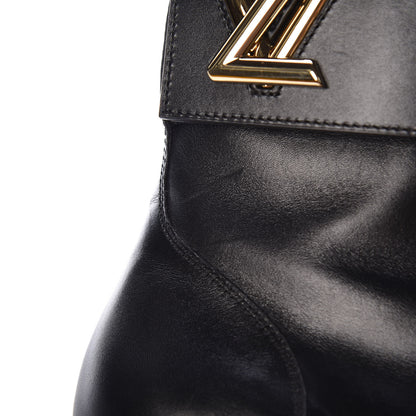 Louis Vuitton Calfskin Wonderland Ranger Boots 38 Black 9 of 9