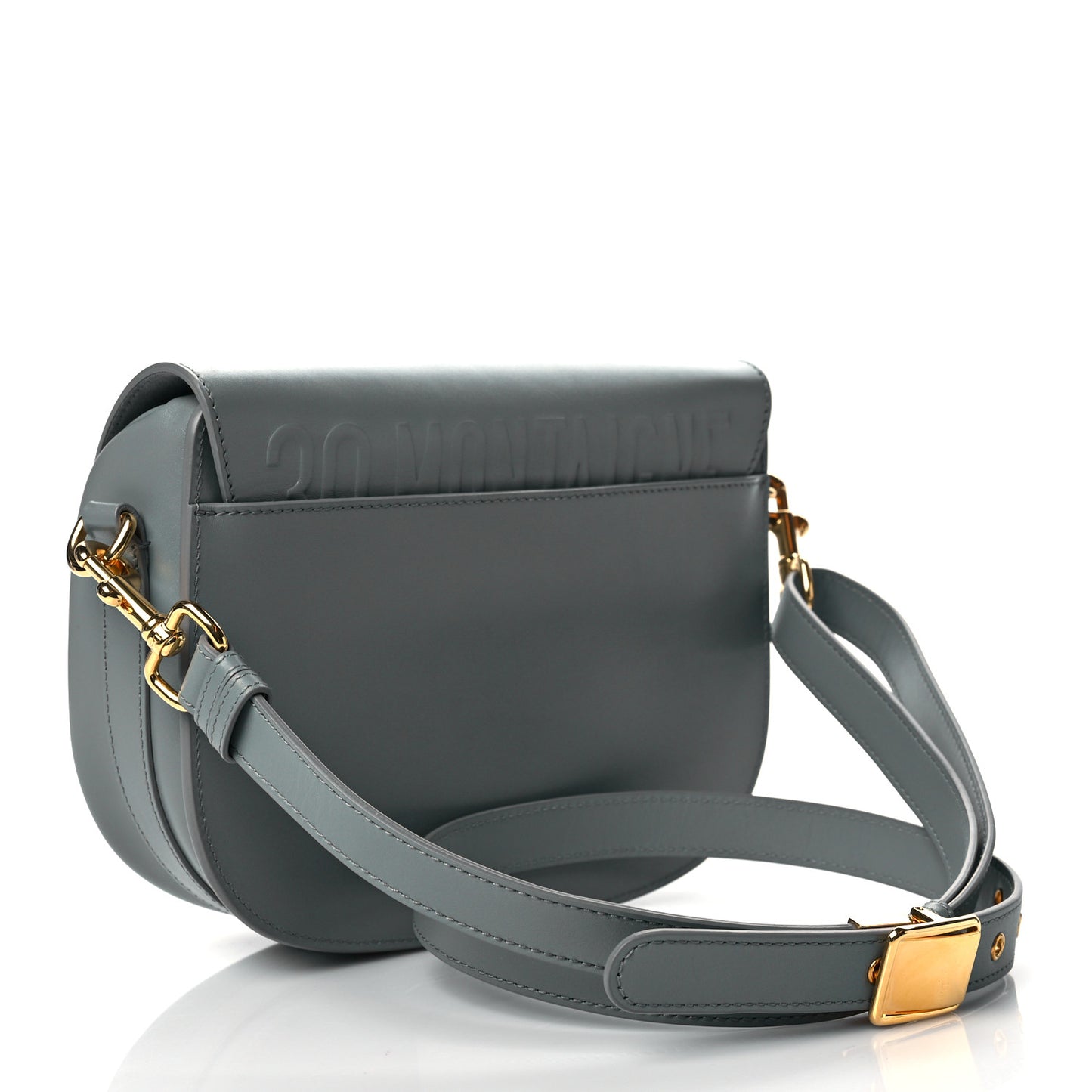 Box Calfskin Medium Bobby Flap Gray