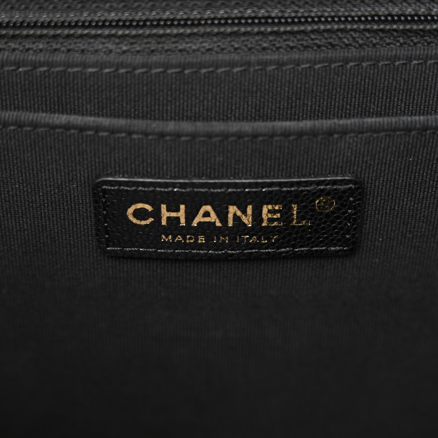 Caviar Quilted XXL Travel Flap Bag Black