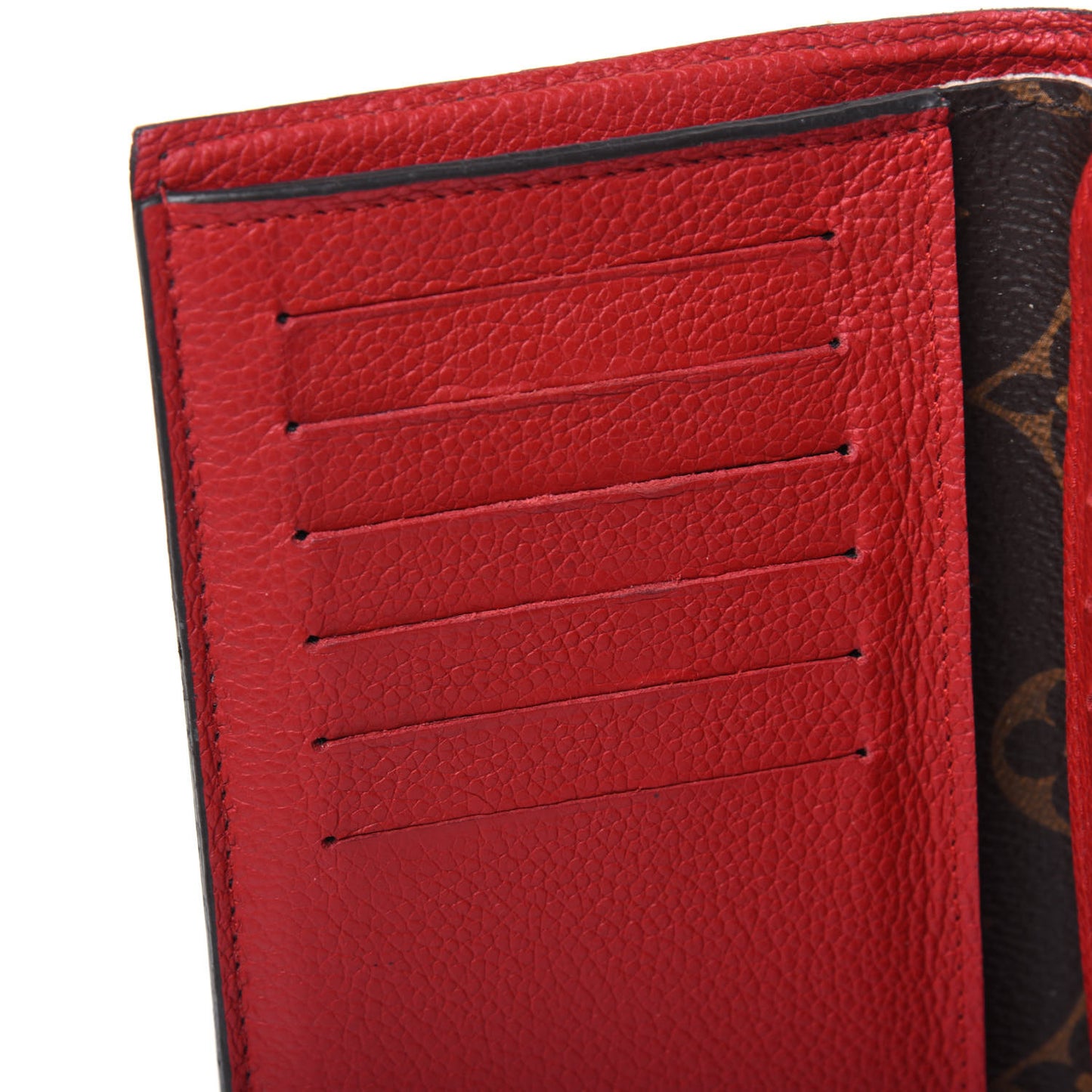 Monogram Pallas Compact Wallet Cherry