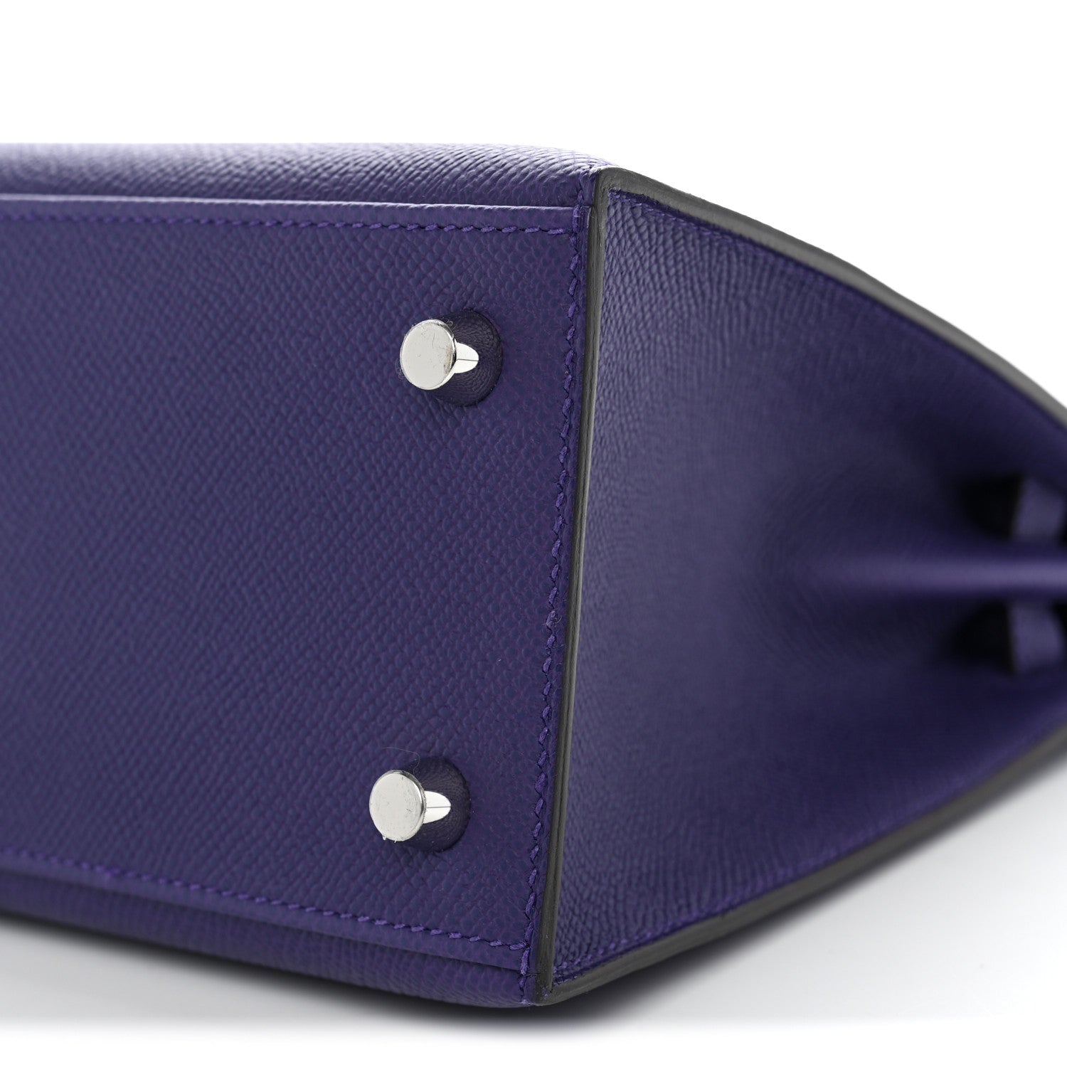 Hermes Epsom Kelly Sellier 25 Purple 8 of 9