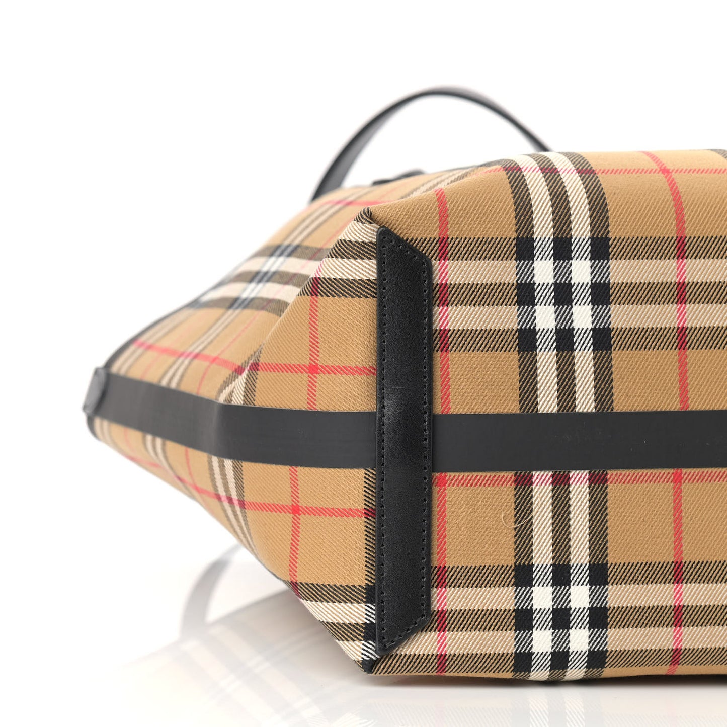 Vintage Check Medium The Giant Reversible Tote Antique Yellow Bright Red