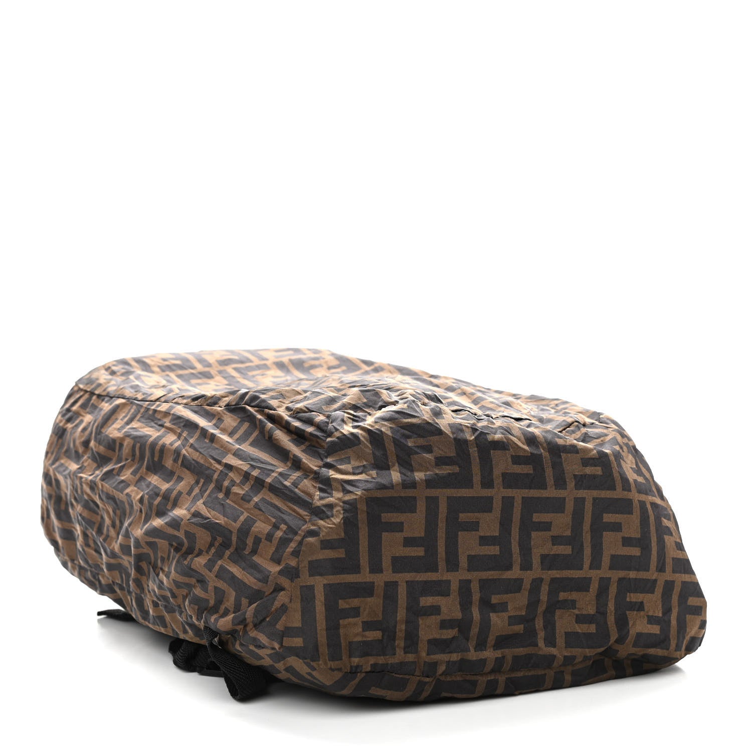 Fendi Calfskin FF 1974 Embossed Help Bag Maya Black 7 of 15