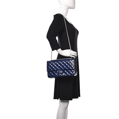 Chanel Patent Quilted 2.55 Reissue 226 Flap Navy 2 of 10