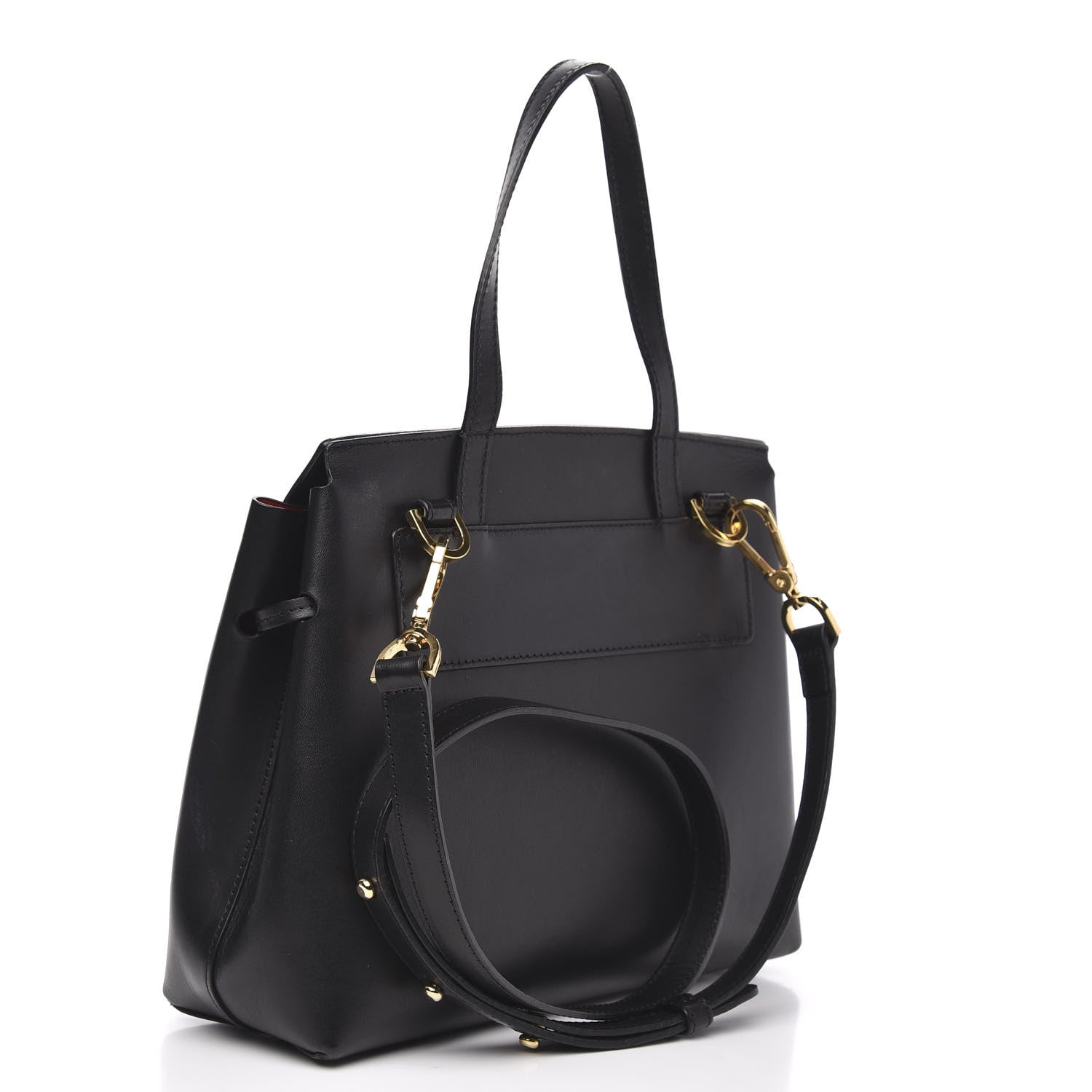 Mansur Gavriel Calfskin Mini Lady Bag Black Flamma 3 of 13