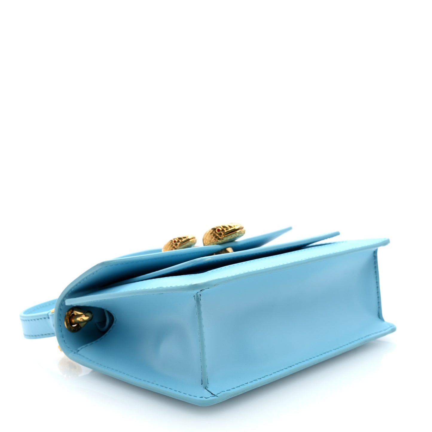 x ALEXANDER WANG Calfskin Serpenti Top Handle Belt Bag Baby Blue