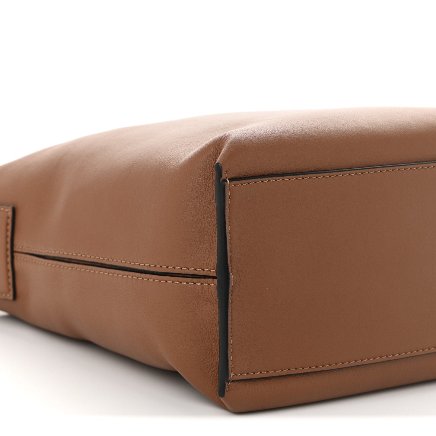 Supple Smooth Calfskin Jacquard Small Cubi Crossbody Bag Tan