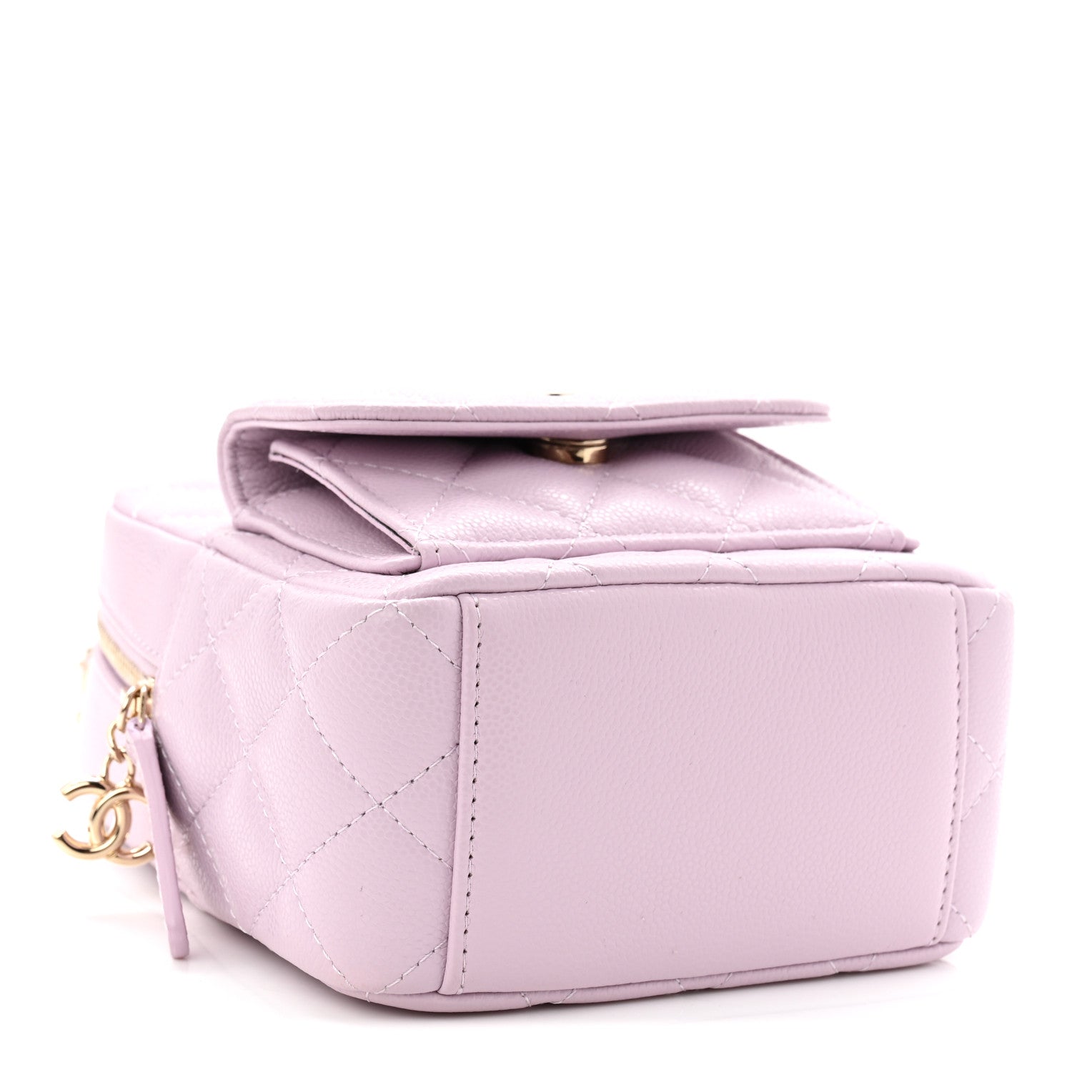 Chanel Caviar Quilted CC Mini Classic Backpack Light Purple 4 of 11