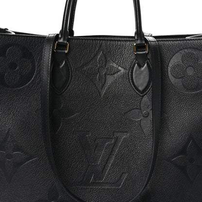 Louis Vuitton Empreinte Monogram Giant Onthego GM Black 7 of 9