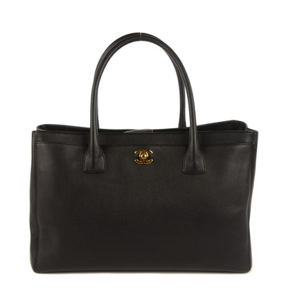 Chanel Calfskin Cerf Executive Shopper Tote Black 1 of 9