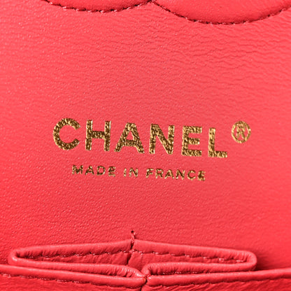 Chanel Caviar Quilted Medium Double Flap Dark Pink 5 of 10